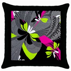 Abstract Illustration Nameless Fantasy Throw Pillow Case (black)