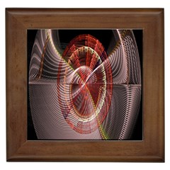 Fractal Fabric Ball Isolated On Black Background Framed Tiles by Nexatart