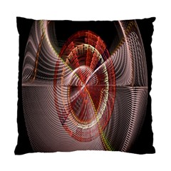 Fractal Fabric Ball Isolated On Black Background Standard Cushion Case (two Sides) by Nexatart