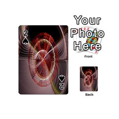 Fractal Fabric Ball Isolated On Black Background Playing Cards 54 (mini)  by Nexatart