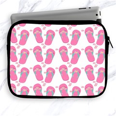 Flip Flops Flower Star Sakura Pink Apple Ipad 2/3/4 Zipper Cases by Mariart