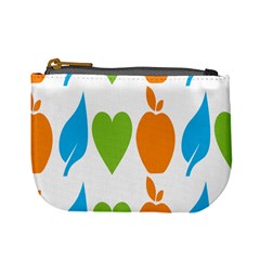 Fruit Apple Orange Green Blue Mini Coin Purses by Mariart