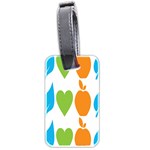 Fruit Apple Orange Green Blue Luggage Tags (Two Sides) Front