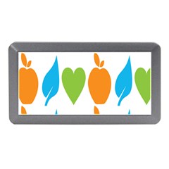 Fruit Apple Orange Green Blue Memory Card Reader (mini) by Mariart