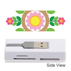 Flower Floral Sunflower Sakura Star Leaf Memory Card Reader (stick)  by Mariart