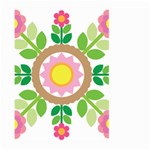 Flower Floral Sunflower Sakura Star Leaf Large Garden Flag (Two Sides) Front