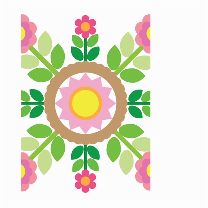 Flower Floral Sunflower Sakura Star Leaf Large Garden Flag (Two Sides)