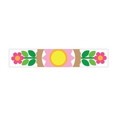 Flower Floral Sunflower Sakura Star Leaf Flano Scarf (mini) by Mariart