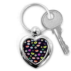 Japanese Food Sushi Fish Key Chains (heart) 