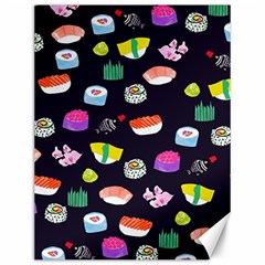 Japanese Food Sushi Fish Canvas 12  X 16  