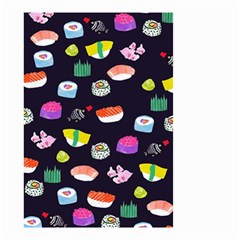 Japanese Food Sushi Fish Small Garden Flag (two Sides) by Mariart