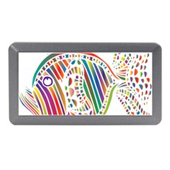 Colorful Fish Animals Rainbow Memory Card Reader (mini) by Mariart