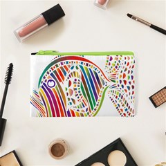 Colorful Fish Animals Rainbow Cosmetic Bag (xs) by Mariart