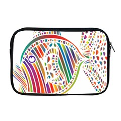 Colorful Fish Animals Rainbow Apple Macbook Pro 17  Zipper Case