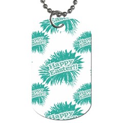 Happy Easter Theme Graphic Dog Tag (one Side) by dflcprints