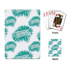 Happy Easter Theme Graphic Playing Card by dflcprints