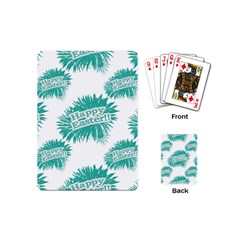 Happy Easter Theme Graphic Playing Cards (mini) 