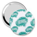 Happy Easter Theme Graphic 3  Handbag Mirrors Front