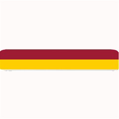 Oswald s Stripes Red Yellow Small Bar Mats by Mariart