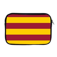 Oswald s Stripes Red Yellow Apple Macbook Pro 17  Zipper Case by Mariart