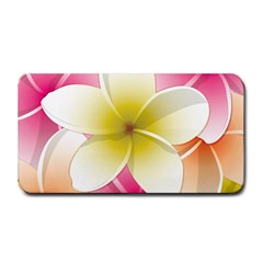 Frangipani Flower Floral White Pink Yellow Medium Bar Mats by Mariart