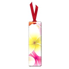 Frangipani Flower Floral White Pink Yellow Small Book Marks by Mariart