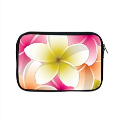 Frangipani Flower Floral White Pink Yellow Apple Macbook Pro 15  Zipper Case by Mariart