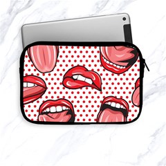 Lipstick Lip Red Polka Dot Circle Apple Ipad Mini Zipper Cases by Mariart