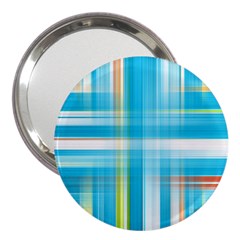 Lines Blue Stripes 3  Handbag Mirrors by Mariart