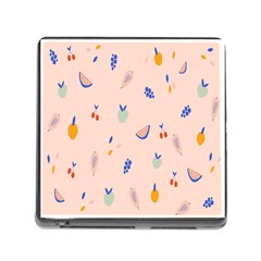 Papaya Apple Cherry Wine Fruit Pink Purple Memory Card Reader (square) by Mariart