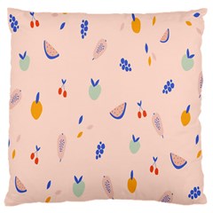 Papaya Apple Cherry Wine Fruit Pink Purple Large Cushion Case (two Sides) by Mariart