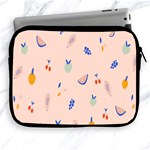 Papaya Apple Cherry Wine Fruit Pink Purple Apple iPad 2/3/4 Zipper Cases Front