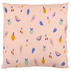 Papaya Apple Cherry Wine Fruit Pink Purple Standard Flano Cushion Case (one Side) by Mariart