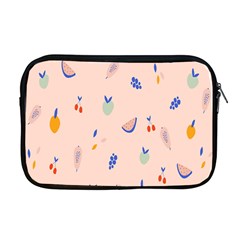 Papaya Apple Cherry Wine Fruit Pink Purple Apple Macbook Pro 17  Zipper Case by Mariart