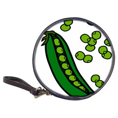 Peas Green Peanute Circle Classic 20-cd Wallets by Mariart