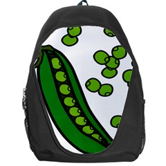 Peas Green Peanute Circle Backpack Bag by Mariart