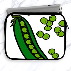 Peas Green Peanute Circle Apple Ipad 2/3/4 Zipper Cases by Mariart