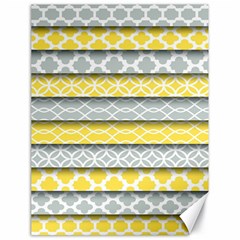 Paper Yellow Grey Digital Canvas 18  X 24   by Mariart