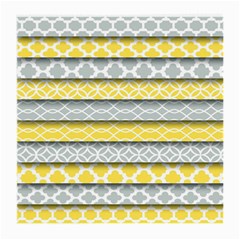 Paper Yellow Grey Digital Medium Glasses Cloth (2-side) by Mariart