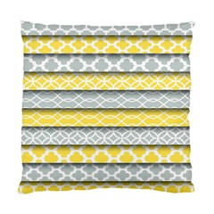 Paper Yellow Grey Digital Standard Cushion Case (two Sides) by Mariart