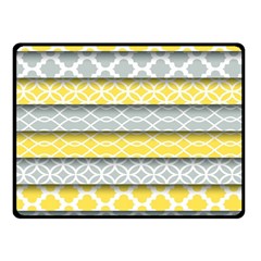 Paper Yellow Grey Digital Fleece Blanket (small) by Mariart