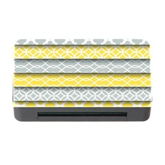 Paper Yellow Grey Digital Memory Card Reader With Cf by Mariart