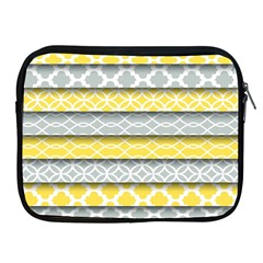 Paper Yellow Grey Digital Apple Ipad 2/3/4 Zipper Cases by Mariart