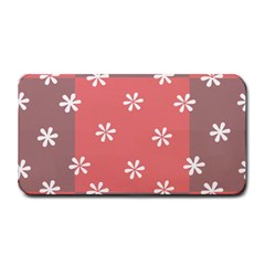 Seed Life Seamless Remix Flower Floral Red White Medium Bar Mats by Mariart