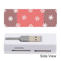 Seed Life Seamless Remix Flower Floral Red White Memory Card Reader (stick)  by Mariart