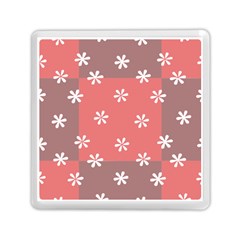 Seed Life Seamless Remix Flower Floral Red White Memory Card Reader (square)  by Mariart