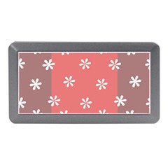 Seed Life Seamless Remix Flower Floral Red White Memory Card Reader (mini) by Mariart