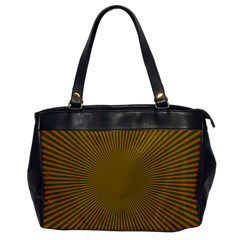 Stripy Starburst Effect Light Orange Green Line Office Handbags by Mariart