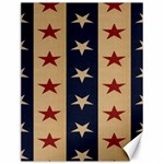 Stars Stripes Grey Blue Canvas 12  x 16   11.86 x15.41  Canvas - 1