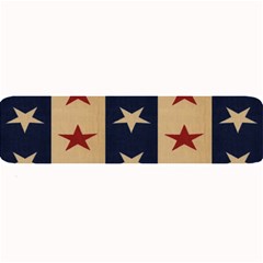 Stars Stripes Grey Blue Large Bar Mats by Mariart